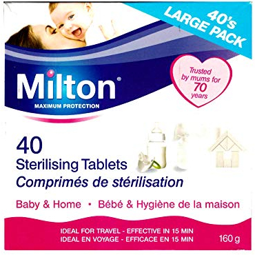 Milton Lot de 40 tablettes de stérilisation