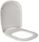 Copriwater per IDEAL STANDARD TESI CLASSIC AVVOLGENTE come ORIGINALE TERMOINDURENTE BIANCO cerniera inox