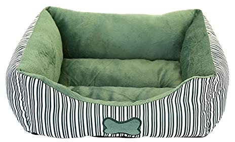 Generic Hundebett Hundekissen Hundekörbchen Hundekorb Hundesofa Grosse Hunde Mittelgroße & Kleine Hunde Hundekissen Hundesofa,Green,L