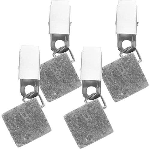 Cabilock 4stücke Tischdeckenbeschwerer Praktische Tischdecken-Gewichte Mit Metallclip Für Windige Bedingungen Im Freien Für Gartenpartys Und Hochzeiten