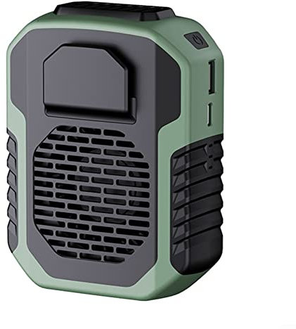 HpLive Ventilateur USB portable 6000 mA - Avec clip de ceinture - Pour bureau, , sport, intérieur, extérieur