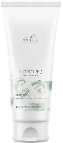 Wella Professionals NUTRICURLS Detangling Conditioner für Wellen – Haarspülung mit Jojobaöl, 200 ml
