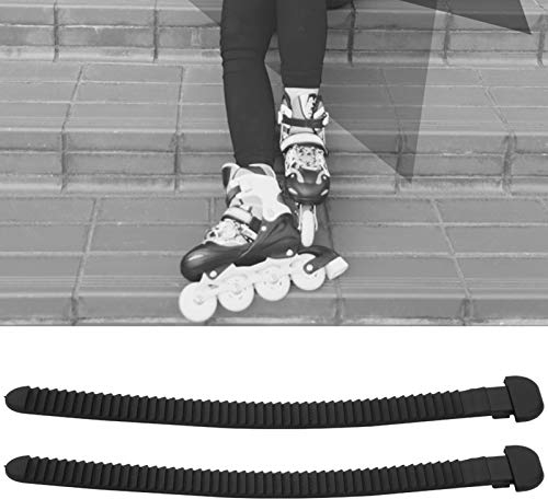 KIMISS 2 Cinturones de Hebilla para Patines de Hielo de PVC de Primera Calidad, Correas Duraderas para Patinaje de Velocidad, Accesorios Esenciales de Repuesto para Patines de Slalom
