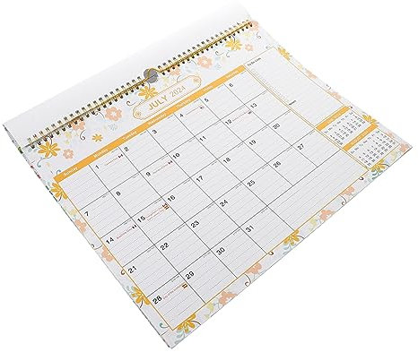 Gogogmee Countdown Kalender Wandkalender Einfacher Papier Monatskalender Aufhängen Praktischer Planer Für Zuhause Und Büro Notieren Von Terminen Und