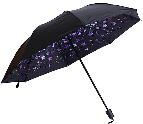 WRITWAA Parasol Pliante Uv Parapluie De Voyage Léger Et Pratique Pour Plage Et Activités Extérieures