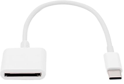 White for Apple 30pin Female to USB 3.1 Type-C,USB-C Sync Data Charging,Phone OTG Adapters,USB-C Sync Data Charging Adapter Cable Cables Accessories,Interconnects and Cables