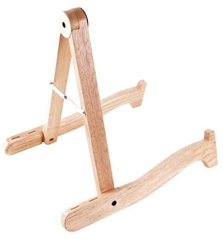 Ukulelenständer aus Holz, A-Gestell, Stehender Musikinstrumentenhalter mit glatter Seite für Ukulelen, Violinen