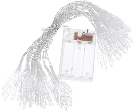 Homoyoyo Halloween Skull Hand String Lights Warmweiß Für Halloween Dekoration Innen Und Außeneinsatz Für Partys Und Gruselige Themenräume