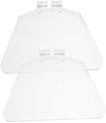 DOITOOL 2pcs Bench Grinder Eyeshield Protective Shield Plastic Guard Dust Cover Safety Shield Kit for Bench Grinder Accessories