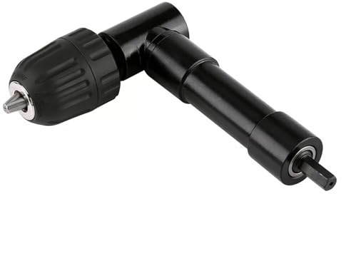 Crozgan Right Angle Drill 0.8-10mm Right Angle Bend Extension 90° Professional Adapter Attachment Cordless for Tight Corner Workspace