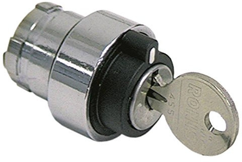 Telemecanique (EFA) Schlüsselschalter rastend ø 22mm Einbaumaß ø22mm Schaltfolge 0-1