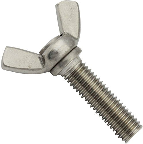 Flügelschrauben, amerik. Form (kantig) - M10x40 - (10 Stück) - ähnl. DIN 316 AF - Edelstahl A2 V2A - SC316 | SC-Normteile®