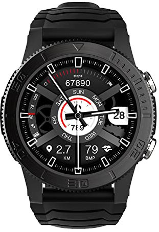 AIMAISEN Smart Watch Bluetooth GPS Sports Watch Heart Rate Sleep Monitor Pedometer Calorie Fitness Activity Tracker 1.3'' Full Touch Waterproof Outdoor Wristwatch For IOS Android