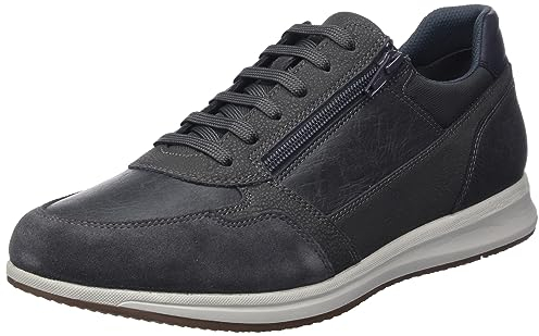 Geox U Avery A, Scarpe da Ginnastica, Uomo, Antracite, 41 EU