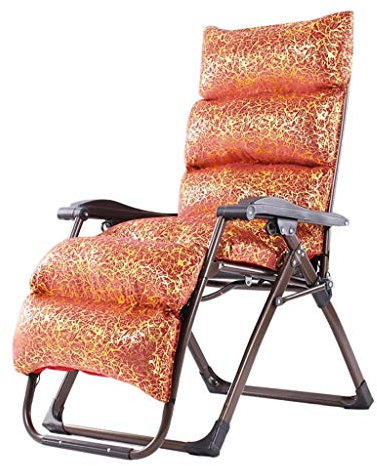 SilteD Zero Gravity Lounge Chair, Schaukelstuhl, Liege- und Klappstuhl, Verstellbarer Strandkorb für mehrere Nickerchen, bequemer Baumwollteppich-Lounge Chair (Farbe: A5) Lounge Chair Present