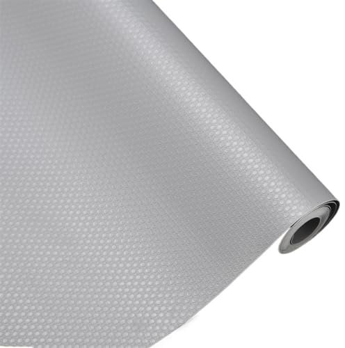 Küchenschubladenmatten Schubladenmatte, Regalabdeckung, Schrankmatte, ölbeständige Einlage, rutschfeste, wasserdichte Schrank-Tischset, Tischunterlage aus Papier (Color : Gray, Size : 150x60cm)