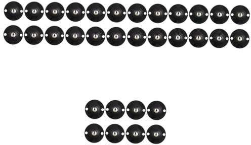 iplusmile 32 Stk Fügen Sie die Universalriemenscheibe ein Räder für Möbel selbstklebende Räder schwenkbar Mülleimer Lenkrollen flaschenzug Rolle für Aufbewahrungskoffer Mini-Schwenkräder Rad