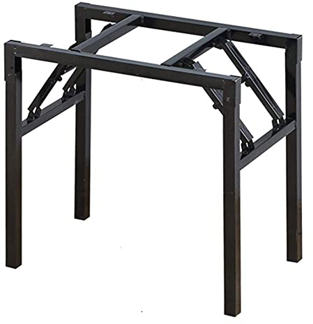 RXNHGJDS Tischbeine, Tischbein-Set, Klappbare Tischbeine, Eisen-Tischgestell, Quadratische Esstischbeine, Industrielle Moderne Möbelbeine, Schreibtischbeine Für Das Küchenbüro/85X39X60Cm
