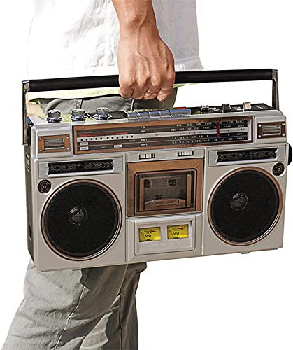 Cassette Tape Recorder,Bluetooth Retro Boombox Cassette Player Portable,Retro Radio And Recorder with AM/FM/SW1/SW2,Bluetooth CD Boombox,Built-In Speaker,Support SD/USB Input