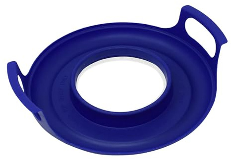 Mikrowellen-Tellertablett, Mikrowellen-Kühlbehälter Mit Griffen, Mikrowellen-Kühlbehälter Und Überlaufbehälter, Mikrowellen-Teller-Stapler Für Schüsseln Teller Und Mikrowellengerichte, Blau
