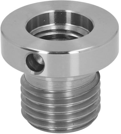 Drehmaschinen-Spindeladapter, Holzbearbeitungs-Drehmaschinen-Spindelstock-Spindeladapter, Edelstahl-Drehmaschinen-Spindelstock-Reduzierhülse, 33 mm Außengewinde, 25 mm Innengewinde