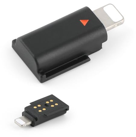 HBIHGHHONG Für DJI MIC 2 Lightning-Telefonempfänger für DJI Mic 2 Adapter Telefon PC Tablet Zubehör (nicht geeignet für Mini)