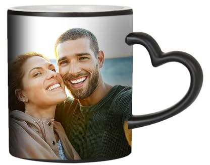 Foto-Tasse zum selbst gestalten mit Foto-Collage für 1/2 Wunschfotos, Mug with Photo Fototasse Selbst Drucken Fotos Glühweintassen Personalisierte Teetasse Bildtasse (2 Foto)