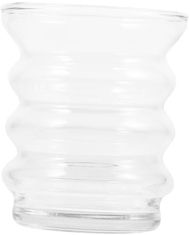 Artibetter Set 4 Pezzi Barattoli Vetro per Candele Fai da Te Design Creativo e Semplice, Portacandele da Tè in Vetro Bianco per Ristoranti e Decorazioni Natalizie