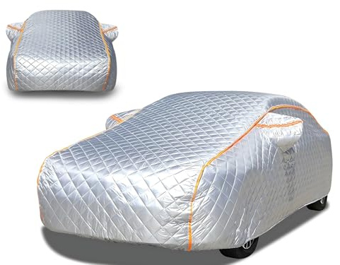 Auto Abdeckplane für Volvo XC40,Hagelschutz Outdoor Autoabdeckung Wasserdicht Atmungsaktiv UV-beständig Autoplane Auto Mit Nachtreflexionsstreifen M0615