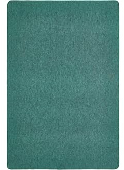 andiamo Teppich Grotone - Webteppich für das Wohnzimmer Schlafzimmer Esszimmer und den Flur - pflegeleichter unempfindlicher Teppich für das Büro - 67 x 140 cm in Grün