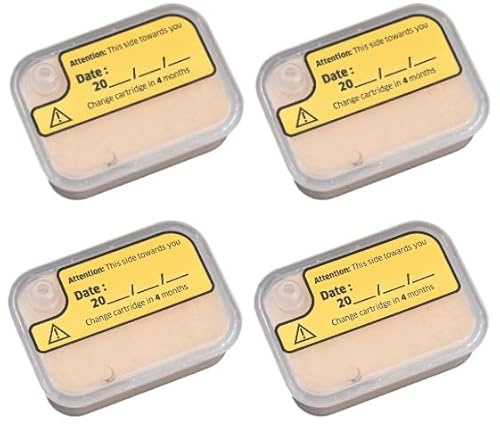 Zhanhai Cartuccia decalcificante adatta per Karcher SC 1 accessori di ricambio per pulitore a vapore verticale, cartuccia decalcificante 2.863-104.0, accessorio filtro serbatoio acqua (4 pezzi)