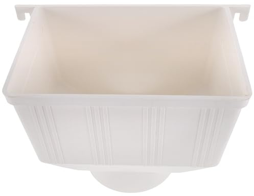 Alipis Deviatore per Grondaia in PVC Imbuto di Scarico Accessorio per Barile di Raccolta Acqua Piovana Installazione Facile per Grondaie Residenziali Resistente e senza Perdite
