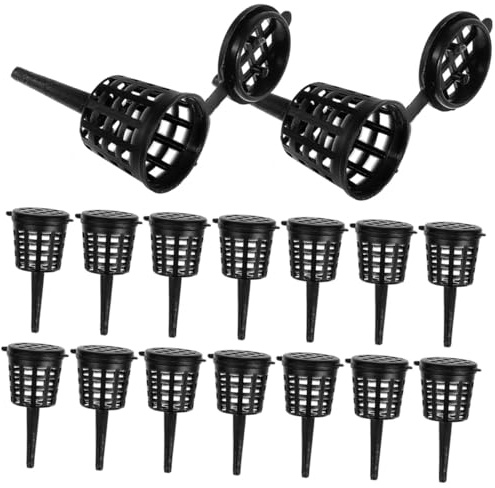 HIAKDOFT Cesta de Fertilización para Bonsáis de Plástico Tapa, 1 G por Unidad, Portátil y Reutilizable, Contenedor para Abono en Jardín y Cultivo de Plantas, 100 Piezas