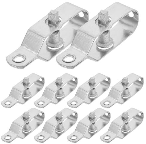 CALLARON 10pcs Wire Fence Strainer Ratchet Wire Tensioner Steel Fence Tightener Robust Fastening Capability and User-friendly Installation Silver for Greenhouses