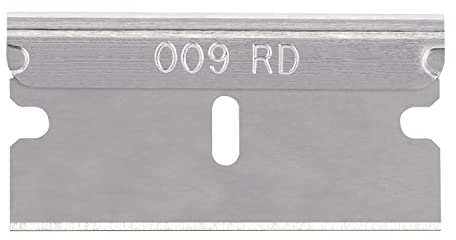 Pacific Handy Cutter Stainless Steel Replaceable Blades for Box Cutters, Standard Single-Edged Industrial Razor Blades, Ultra Sharp, Single Edge, Box Of 100, RB009 (New B15101-9)