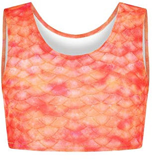Planet Mermaid Kids Deluxe Meerjungfrauenschwanz-Set für Mädchen inkl. Blauer magischer Flosse, Schwanz, Tankini-Top und Slip. Aqua Daydreamer, 6-7 Jahre