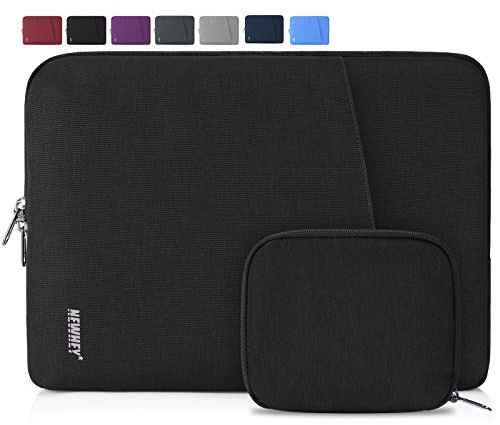 NEWHEY Laptophülle 15 Zoll Stoßfest Laptop Notebook Tasche Hülle Wasserdicht Schutzhülle Sleeve Case Kompatibel 15-15.6 mit Klein Fall Schwarz