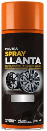 H HANSEL HOME Pintura Spray Aluminio Llanta 400 Ml