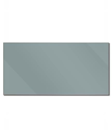 banjado Glas Magnettafel (120 x 60cm) - Magnetwand Glas - Magnetpinnwand als Memoboard - Pinnwand Magnettafel Küche, Büro, Kinderzimmer - Grau