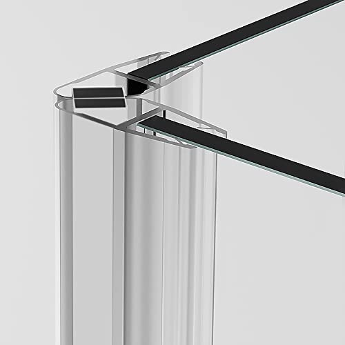 Magnetdichtung für Duschtüren Set I 190cm Magnetduschdichtung 90 Grad I Duschdichtung Magnet 6mm 7mm 8mm Glastür I Eckdusche Ersatzdichtung magnetisch