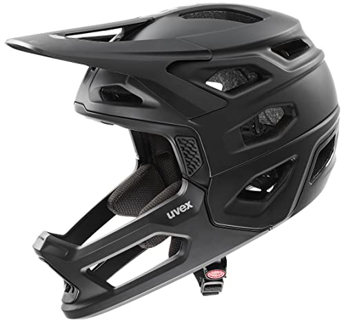 uvex revolt - extrem leichter MTB-Helm für Damen und Herren - individuelle Größenanpassung - optimierte Belüftung - all black matt - 52-57 cm