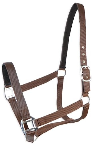 Öko-Stallhalfter | Standardgröße | Braun | Pferdeausrüstung | Sattlereiprodukt | Handwerkliche Tradition | Los Nietos