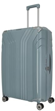 Travelite 4-Rad Hartschalen Koffer groß mit recyceltem Innenfutter, Gepäck Serie ELVAA: Stylischer Trolley mit Schutzecken + TSA Schloss, 76 cm, 102 Liter