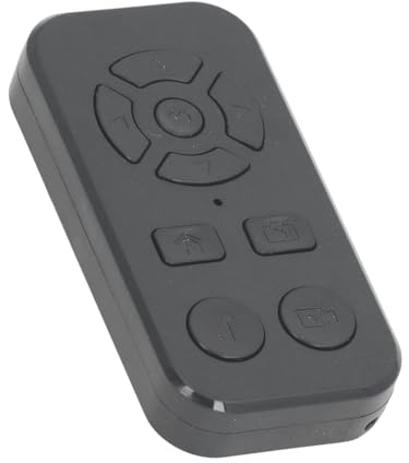 Bluetooth-Fernbedienungs-Seitenwender für Tiktok, Video-Scroll-Clicker für Selfie-Videoaufzeichnung, Kamera-Auslöser-Fernbedienung für Smartphone (Black)