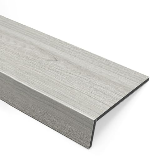 Davanzale per Finestra Copertura Della Protezione del Davanzale Della Finestra con Venature del Legno Grigio, Piastra di Copertura per Finestra a Bovindo per Soggiorno/ Bagno/ Cucina, Decorazione(Colo