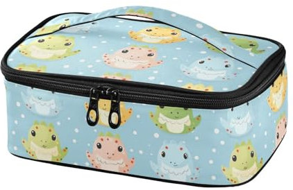 Mnsruu Bolsa de almuerzo pequeña de dinosaurio, Bolsas Isotermicas Pequeñas para Llevar Comida, Lonchera Aislada Portátil para Mujeres y Hombres, Escuela, Oficina, Picnic, Viajes
