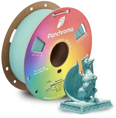 Polymaker Panchroma Marble PLA Filament, Marble Slate Grey, 1.75mm, 1kg, 3D Printing Filament, Fits Most FDM 3D Printers