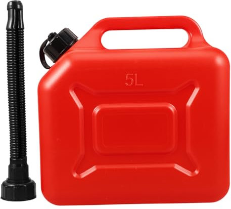 HAWILLOSCH Bidón De Gasolina De Escala Diseño Portátil y Antiestático Contenedor Resistente Para Coche y Uso Exterior