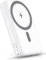Gabless Power Bank, 10000mAh Magnetische Powerbank PD 20W Schnellladung, Kabelloses Tragbares Ladegerät mit Typ-C-Eingang und Ausgang, Kompatibel mit MagSafe für iPhone 16/15/14/13/12 Serie (Weiß)