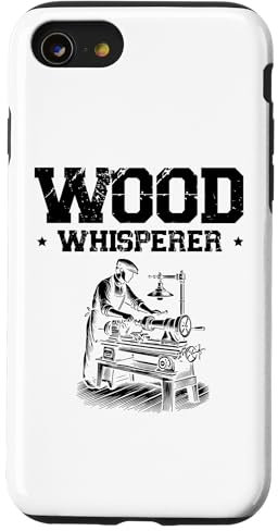Coque pour iPhone SE (2020) / 7 / 8 Tour à bois Whisperer Tourneur à bois